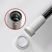 加厚直杆型浴室浴帘杆撑杆伸缩晾衣杆帘杆免打装