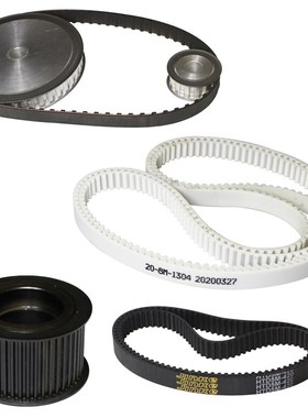 小车工橡胶同步带HTDM M9 M M同步轮及带配