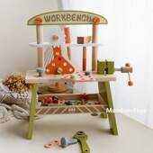 木制过家家儿童工具台仿真益智螺母拆卸拧螺丝男孩女孩