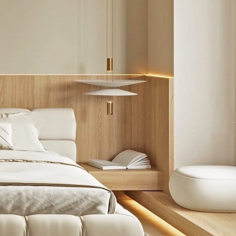 法式奶油风卧室吊灯浪漫温馨现代客厅书房灯床头吊灯设计师灯具