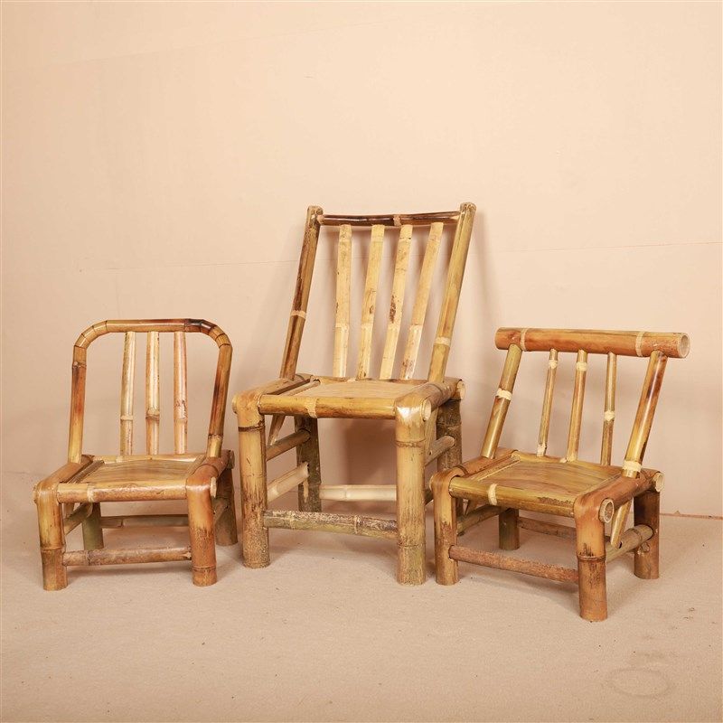 儿童竹椅子靠背椅宝宝椅老式编织复古摄影天然家用幼儿园手工竹椅,住宅家具,阳台椅,淘宝优惠券,粉丝福利购,淘宝优惠卷
