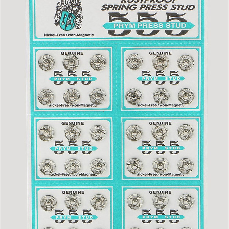 6/7/8/9/11mm德国进口555金属铜暗扣按扣啪钮揿钮摁扣 1728套/盒