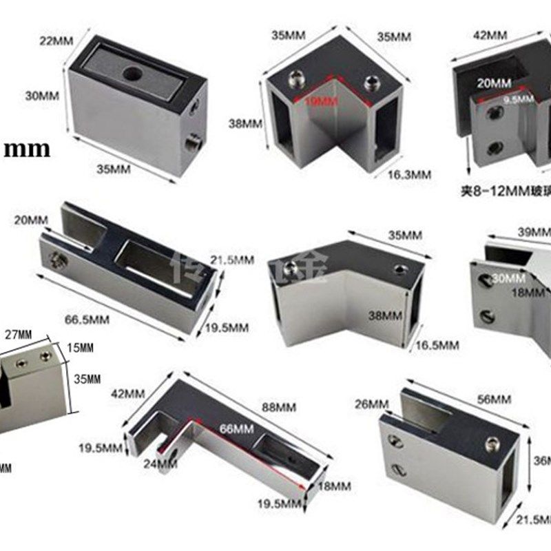 精铸*方管房方管拉杆固定玻璃夹管夹,基础建材,玻璃拉杆,淘宝优惠券,粉丝福利购,淘宝优惠卷