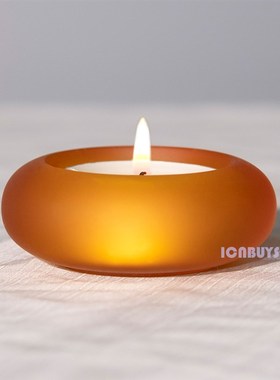 INU彩色磨砂蜡烛托,茶蜡托,蜡烛托盘,蜡烛底座,蜡烛台