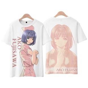 七濑恋 新城礼美 周边新款短袖t恤衫galgame男女潮流 二次元痛衣
