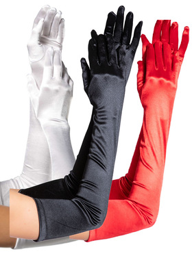 加长cosplay 衣服手套配件 夜店长cosplay礼服缎面婚礼演出cospl