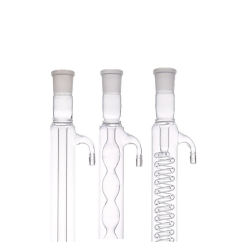 蒸馏冷凝管直形球形蛇形长2cm厘米回流冷凝管化学实验玻璃仪器