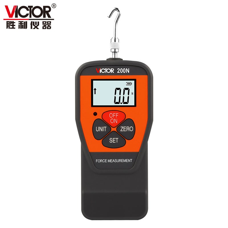 胜利数显推拉力计VC10N/300N/500N拉压测力计测力计拉力测试仪200