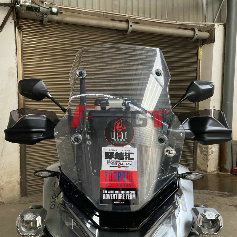 适用春风0MT改装护手边撑水箱网车把加高码雾灯保险杆胶挡泥板