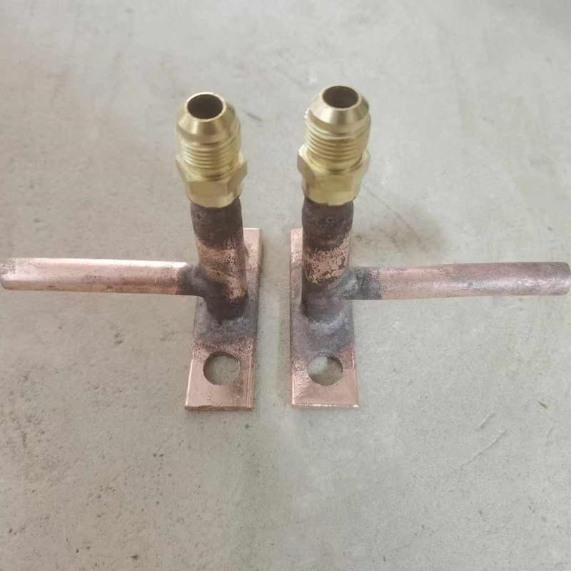 高频感应加热圈高频机超音频接头改进J螺丝转换焊接铜管转换头