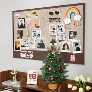 照片墙毛毡板展示墙软木板墙贴学校教室装饰磁吸免打孔不伤墙梦想