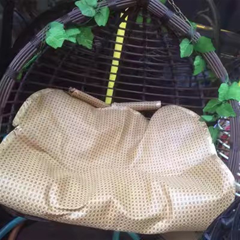 双人吊篮凉席 吊椅专用夏天坐垫 室内吊篮秋千优质藤草席垫子