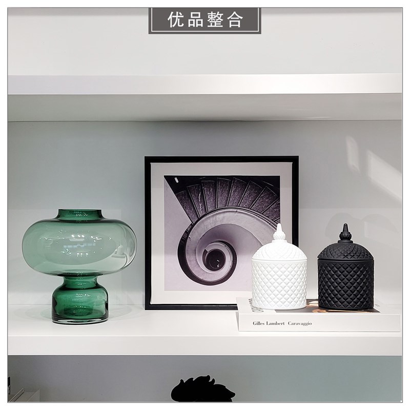 现代样板房家居软装摆件书柜摆设工艺品相架挂画ZH0