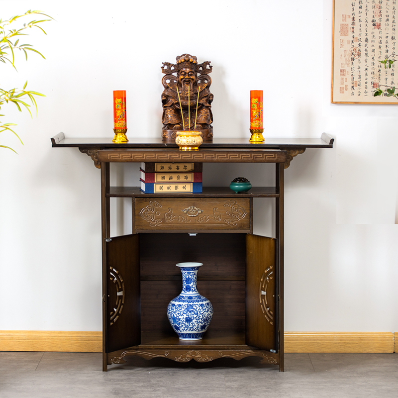 玄关柜现代简约玄关台供桌香案客厅仿古端景台家用佛台小条案条几