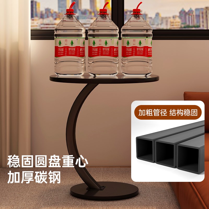 边几现代卧室家用床头柜移动创意阳台小圆桌茶几床头置物桌子