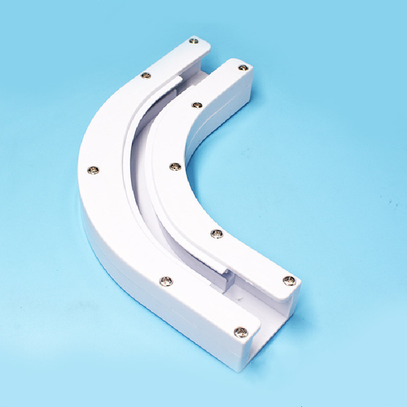 智能电动窗帘轨道90度135度转角连接器