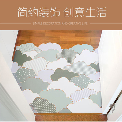 入户地砖贴纸客厅卧室门槛石贴纸自粘过门石地贴防水耐磨加厚自粘