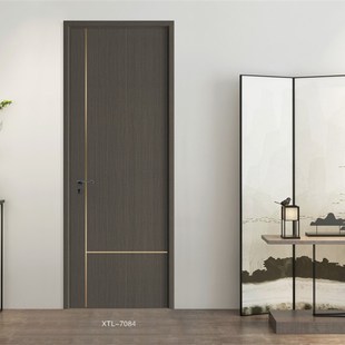 定制实木门室内门卧室门实木复合门碳晶板门免漆实木复合门出租房