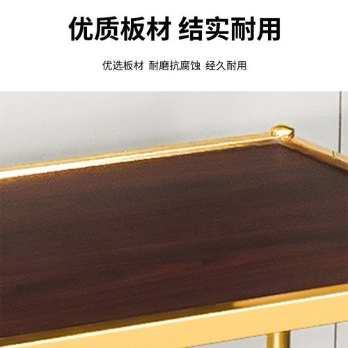 整装木质手推车三层酒水车大厅送餐车农庄蛋糕车服务车