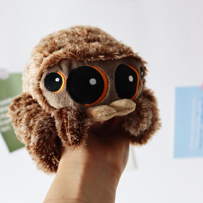 卢卡斯小蜘蛛毛绒玩偶儿童可爱公仔呆萌爬虫娃娃宝宝安抚玩具早教