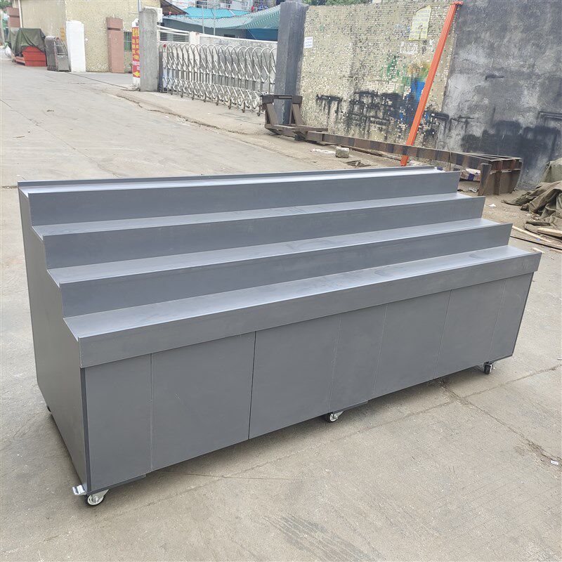 水果货架阶梯式展示架果蔬货架超市定制多层梯形陈列货柜中岛堆头