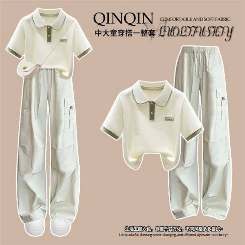 夏装搭配一整套时尚韩系酷飒拽姐工装裤子女视助生多巴胺穿搭套装