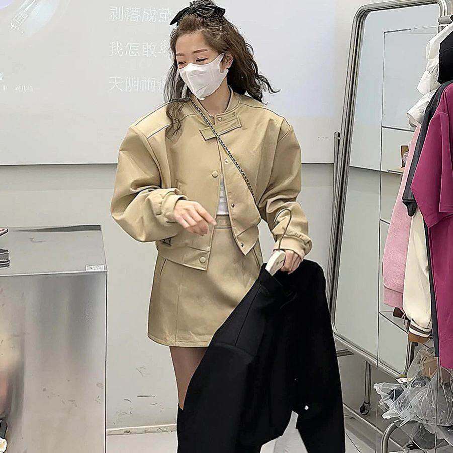 棒球服套装裙女2026春秋新款洋气减龄高级感小个子气质甜酷风裙子