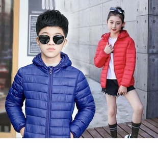 儿童羽绒棉服轻薄款女童男童棉衣中大童棉袄宝宝外套冬装冬天衣服