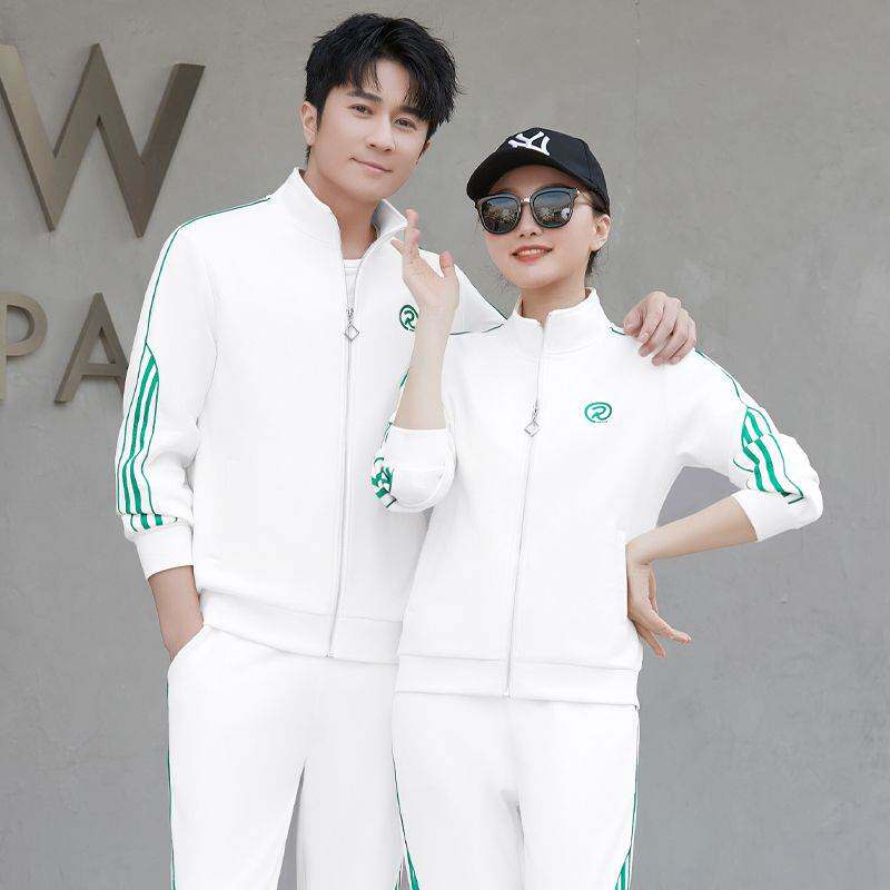 春春季运动服套装女时尚休闲网红卫衣开衫跑步三件套2026年情侣装