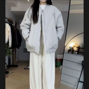 美式高街薄款飞行员夹克女潮牌春秋情侣棒球服夹克ins上衣外套