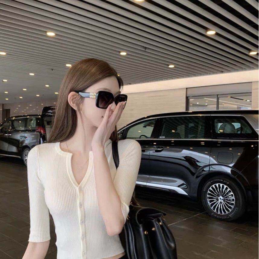 2026开衫新款针织衫气质修身显瘦短袖短款薄款外套上衣女