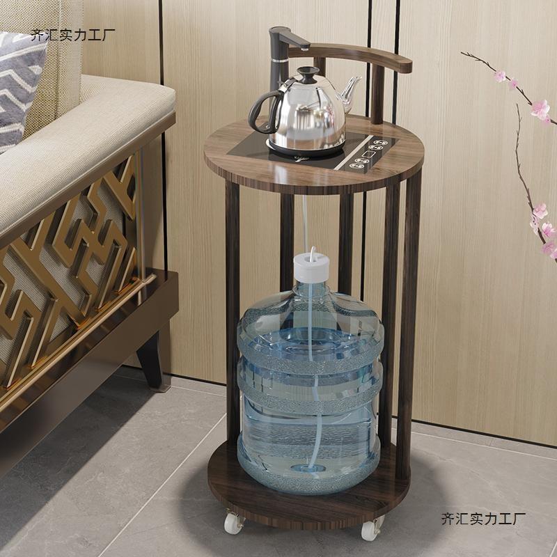 移动茶水柜客厅家用茶吧机茶台小茶几餐边柜烧水壶一体泡水茶桌木