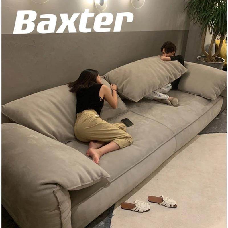 意式Baxter复刻磨砂绒布沙发羽绒北欧现代大象耳朵客厅,3C数码配件,USB灯,淘宝优惠券,粉丝福利购,淘宝优惠卷