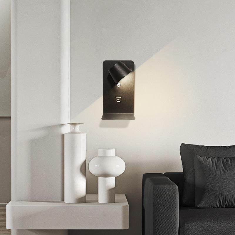 跨境触摸调光led壁灯室内床头灯卧室墙壁挂式阅读灯亚马逊