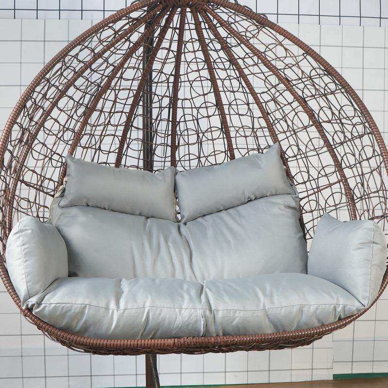 靠垫吊蓝鸟巢坐垫单人双人摇篮藤椅吊床换洗布套沙发吊椅摇篮坐垫