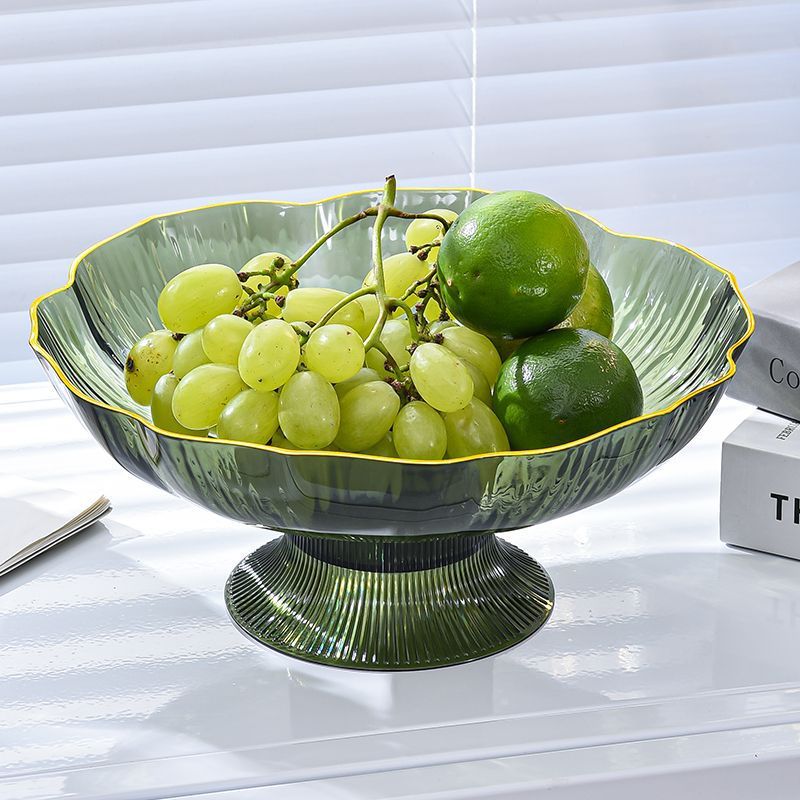 特别好看的干果盘水果盘茶几2025新款高颜值轻奢风沥水托盘点心盘