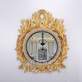 饰镜法式 欧式 复古金色装 雕花镜玄关壁炉镜样板间镜子餐厅背景墙镜