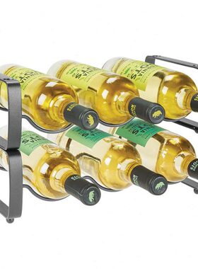 PTZER创意可叠加酒架家用商用红酒架展示架欧式葡萄酒架格铁艺