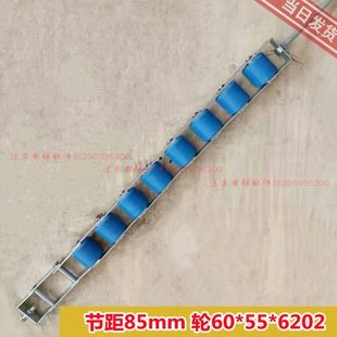 通力扶梯测速型压紧链8轮涨紧装置测速轮直径60*55托滚轮电梯配件