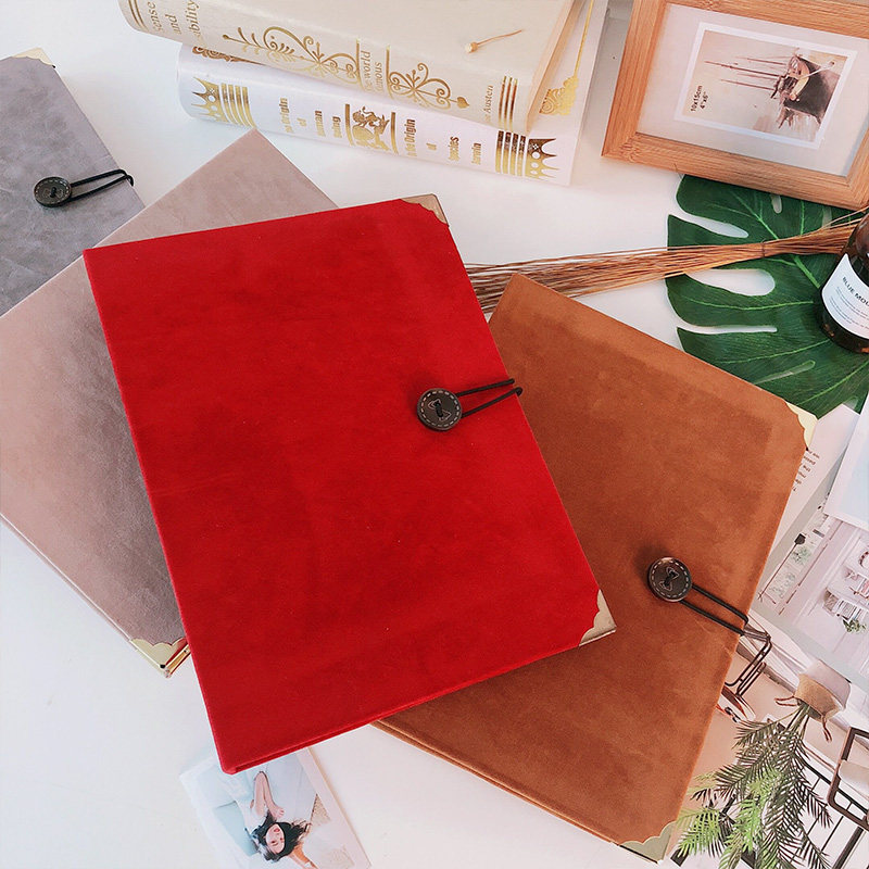 鹿皮绒6寸200张过塑可放插页式相册本大容量纪念册影集家庭大6寸