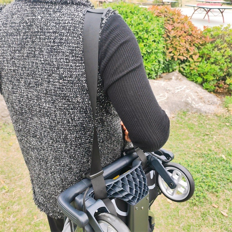 婴儿推车肩带可背遛娃神器斜挎包童车收纳袋口袋车背带储物包配件