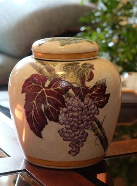 一朵出口手绘早期经典瓷器花瓶果盘储物罐家居摆件陶瓷公司客厅