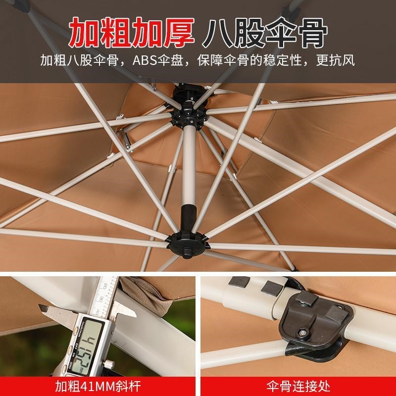 庭院伞户外伞大帐篷罗马伞摆摊岗亭商用室外太阳伞防晒防雨遮阳棚