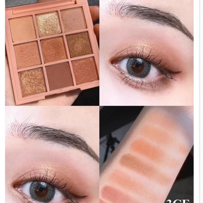 【共享】三熹玉3ce眼影盘smoother芋泥水泥盘蓝白开 十二色眼影