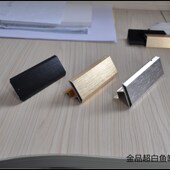 金品超白 铝合金金银黑色拉丝高档上下包边框新款