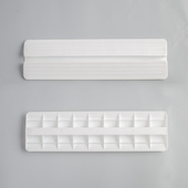 防绊脚踏板 儿童安全门楼梯护栏加固槽固定块 门栏配件防踢板