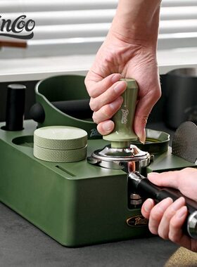 压座58MMin5粉底/支架压布1B咖啡敲渣c手柄座o粉器多功能o粉底盒