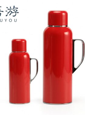 闷壶茶壶红色结婚陪嫁传保温壶吾游家高档水壶316不锈钢开热水瓶