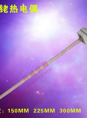 高温铂铑热电偶 WRP-100 分度号S L=300mm 8-13箱式电阻炉专用