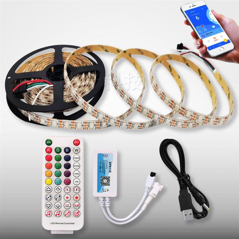 USB5V高亮七彩流星追光跑马可声控结婚KTV节日氛围灯装饰LED灯条,家装灯饰光源,室内LED灯带,淘宝优惠券,粉丝福利购,淘宝优惠卷